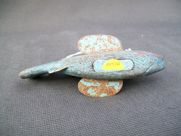 Unknown Wooden Fish Decoy - (Blue Sunnie)