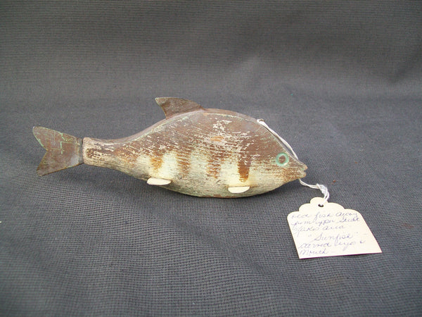 Unknown Wooden Fish Decoy - Sunfish