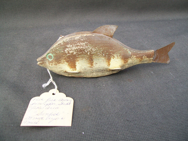 Unknown Wooden Fish Decoy - Sunfish
