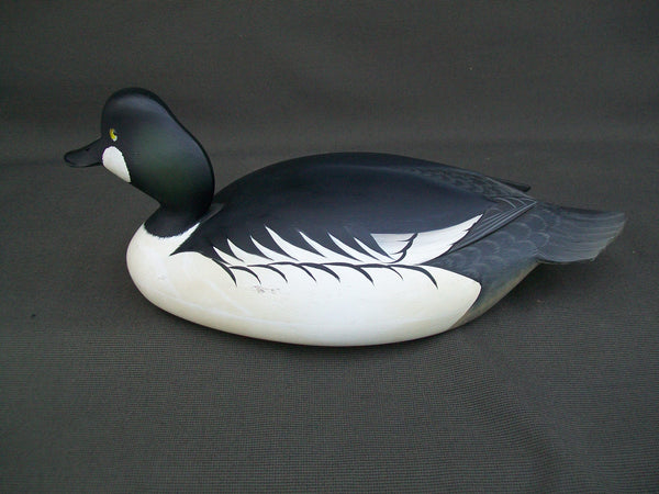 George Strunk Barrows Golden Eye.  Original Paint, Weight and Rigging Strap  (#2873)