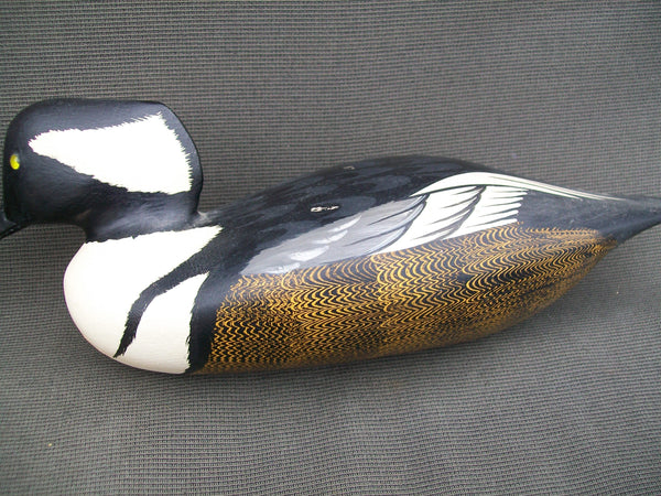 Pair - Virgil Lashbrook Hooded Mergansers, Winter Street Address/Stamp  (#2881)