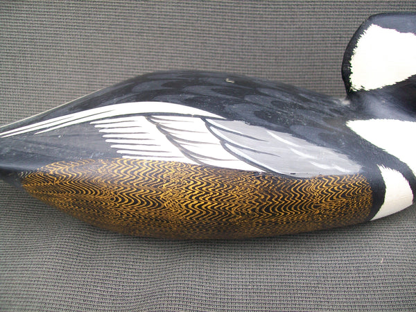 Pair - Virgil Lashbrook Hooded Mergansers, Winter Street Address/Stamp  (#2881)