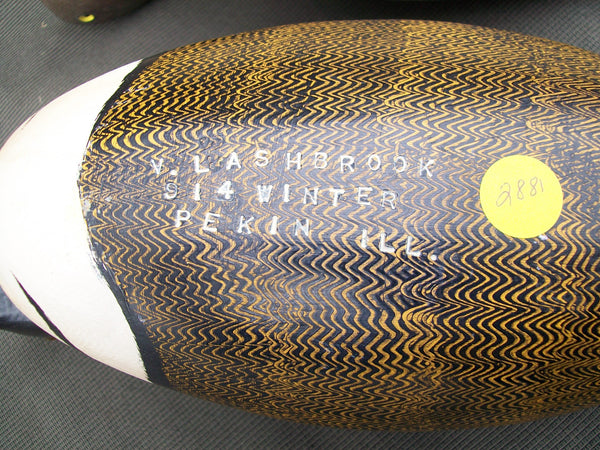 Pair - Virgil Lashbrook Hooded Mergansers, Winter Street Address/Stamp  (#2881)