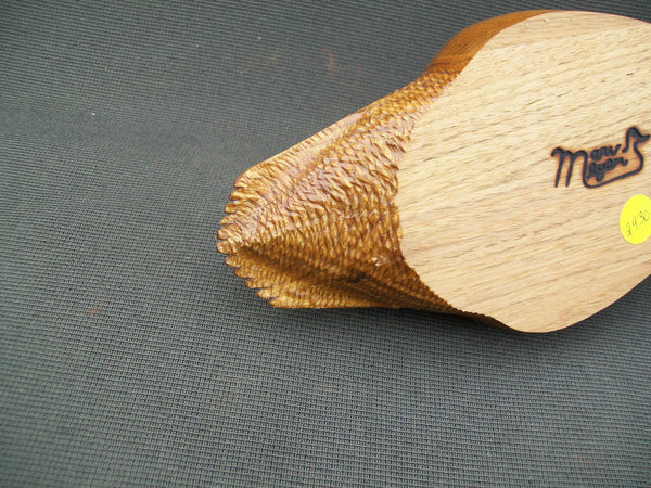 Marv Meyer Carved Wood Duck, Raised Wings