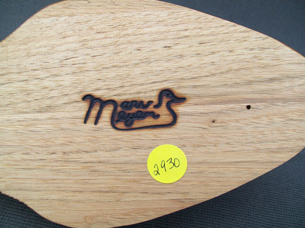 Marv Meyer Carved Wood Duck, Raised Wings