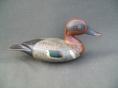 T.J. Hooker Greenwing Teal,  signed and stamped "Swan Quarter"