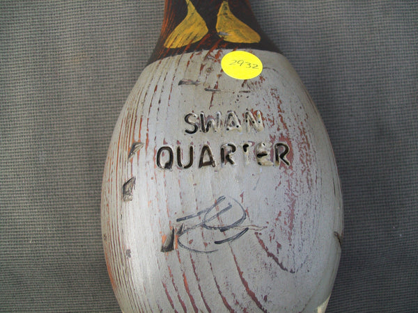 T.J. Hooker Greenwing Teal,  signed and stamped "Swan Quarter"