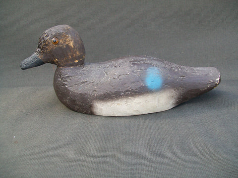 Animal Trap Blue Wing Teal Hen, stamped- Excellent Original Paint
