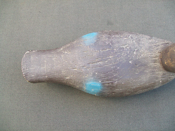 Animal Trap Blue Wing Teal Hen, stamped- Excellent Original Paint