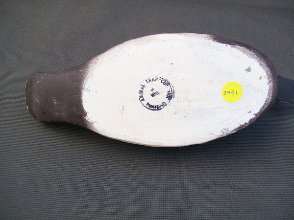 Animal Trap Blue Wing Teal Hen, stamped- Excellent Original Paint