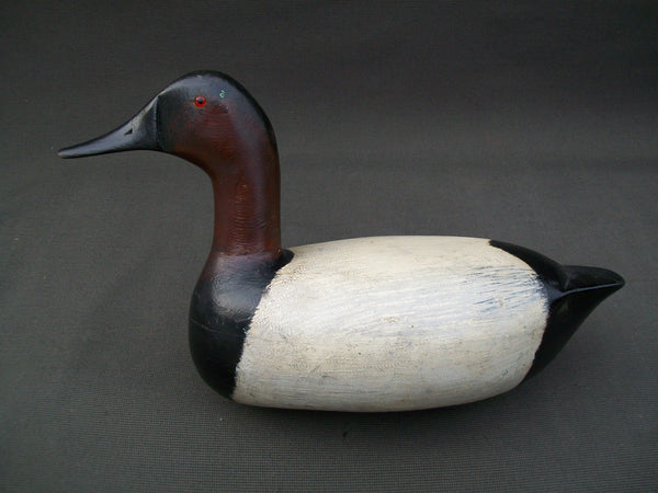 Jack Eppell Drake Canvasback with Lead Weight, Circa 1930's  (#2984)