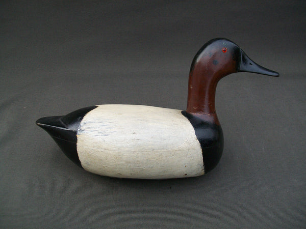 Jack Eppell Drake Canvasback with Lead Weight, Circa 1930's  (#2984)