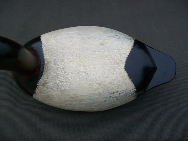 Jack Eppell Drake Canvasback with Lead Weight, Circa 1930's  (#2984)