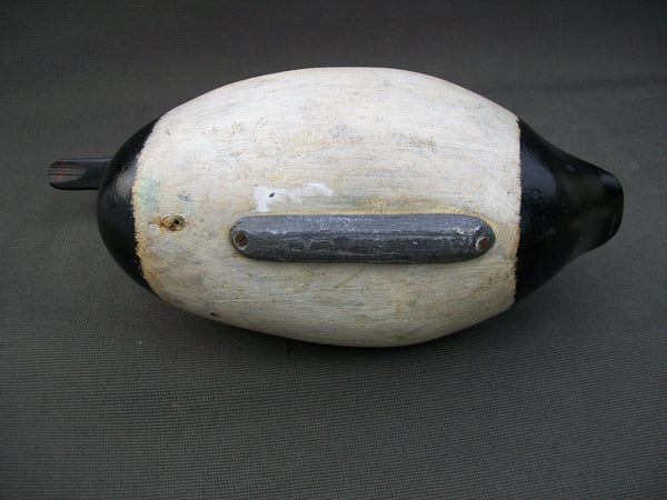 Jack Eppell Drake Canvasback with Lead Weight, Circa 1930's  (#2984)