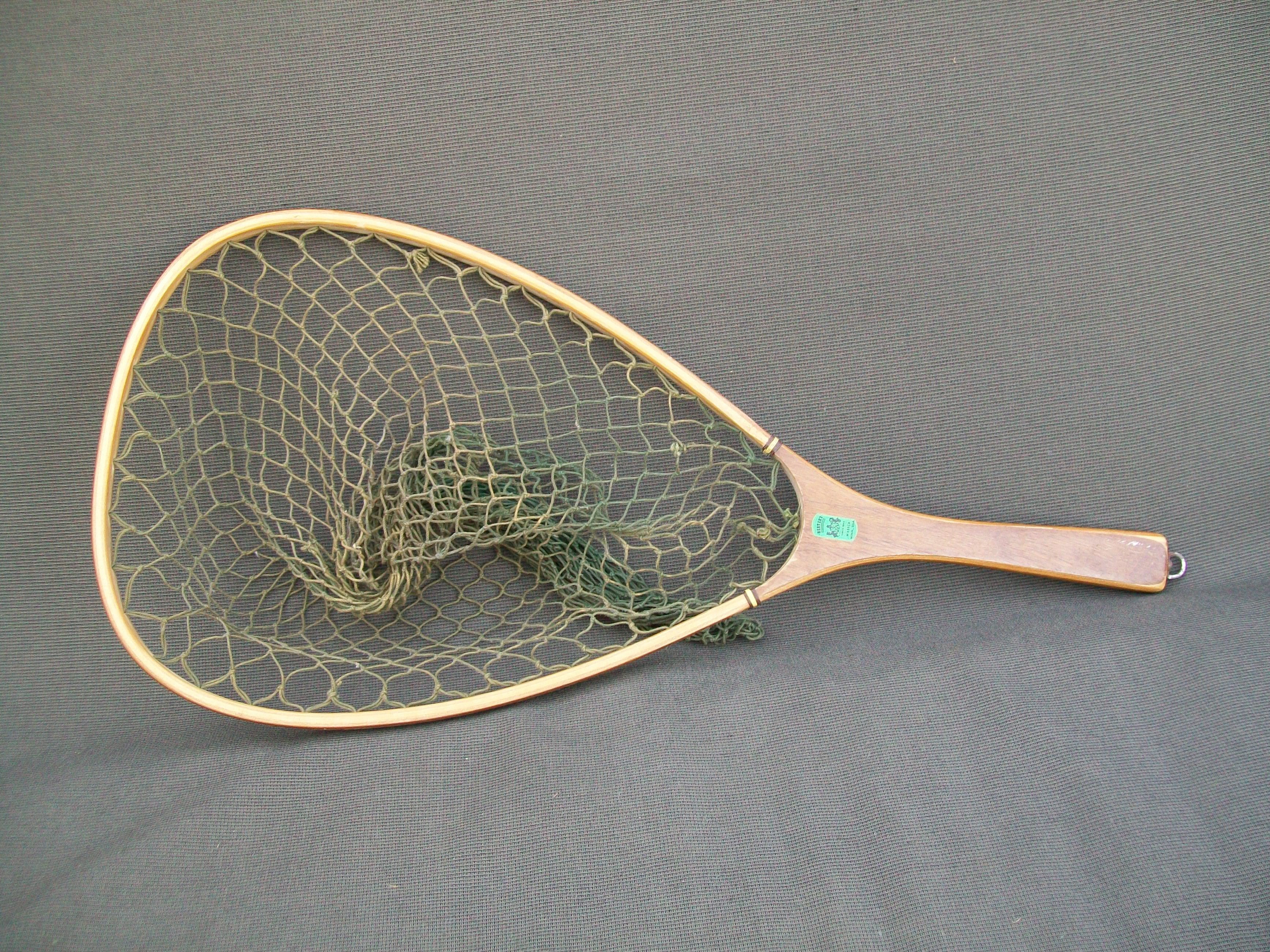 courtland vintage fish net Vintage Herters Wooden Landing Net | Wooden fishing net Minnesota