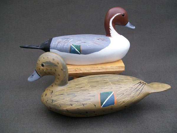 Wilfred Bush Pekin Illinois Pintail Pair 1/3 Size