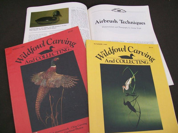 Wildfowl Carving and Collecting Magazine 1989 Complete year