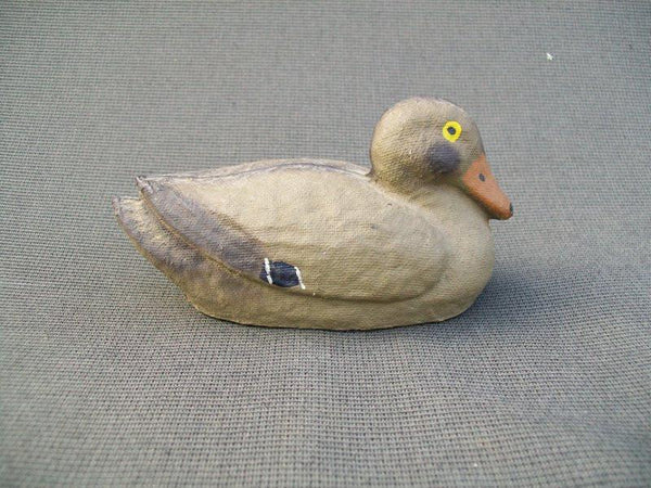 Carry Lite Paper Mache Salesman Sample Mallard Hen with Felt Bottom