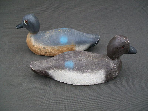 Animal Trap Blue Wing Teal Pair Stamped Excellent Condition