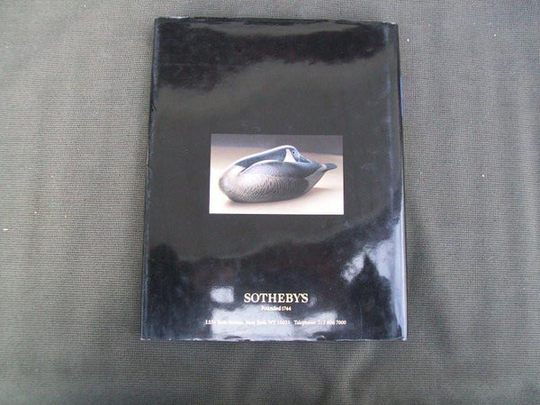 American Waterfowl Decoys Collection of Dr. James McCleery Sotheby's Auction Catalogue with Price Key