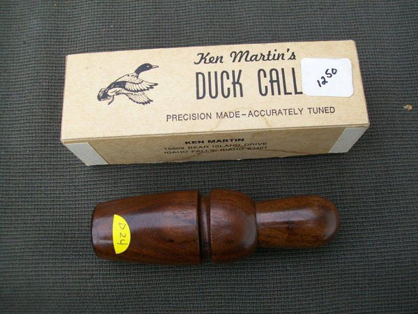 Ken Martin Duck Call In Box With Paperwork