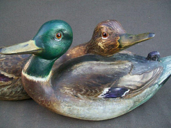 Folky Innertwined Mallards Pair