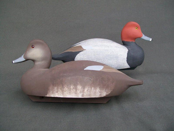 Jack Sweet Red Heads Decoys Unlimited Stamped Pair.  (#2203)