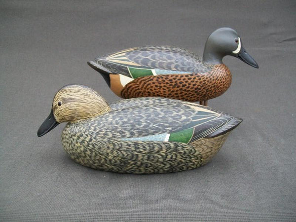 Ken Ingram Blue Wing Teal Pair signed and dated