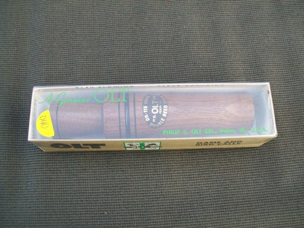 PS Olt DR-115 Wooden Duck Call in box with paperwork