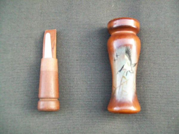 Lohman Goose call with Unique Painted Scene