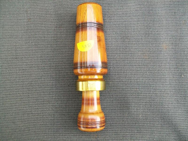 Chick Majors - Don Cahill Dixie Mallard Call with Duck Engraved on Brass Band