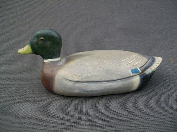 Hand carved Miniature Illinois River Mallard