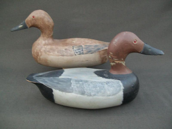 Lester Carrigan Canvasback Pair