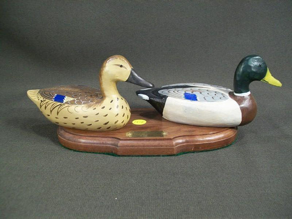 Bud Hinck Pair of Mallards on Display