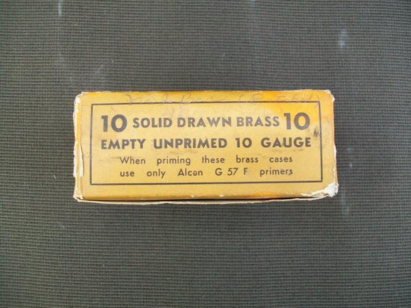 Fiocchi Brass 10 GA shell casings