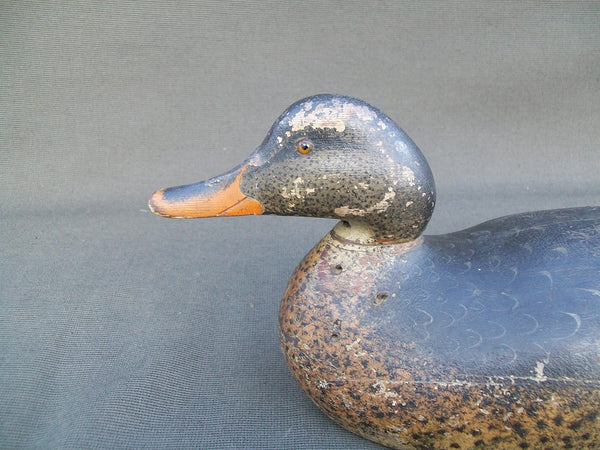Mason Premier Mallard Hen- Early Model, All Original - Circa 1900   (#3024)