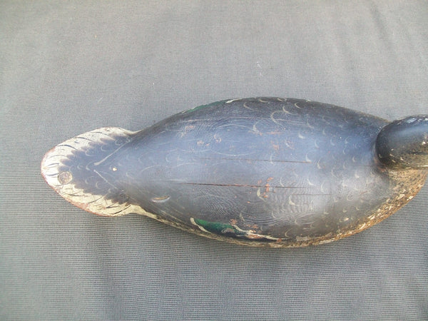 Mason Premier Mallard Hen- Early Model, All Original - Circa 1900   (#3024)