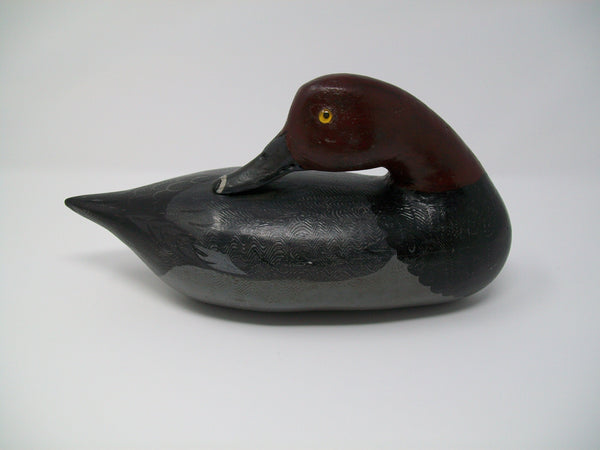 Illinois River Redhead Sleeper painted by Charlie Moore  (#3098)