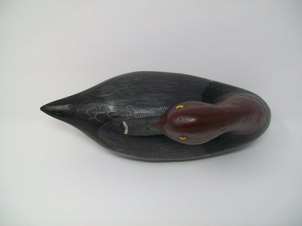 Illinois River Redhead Sleeper painted by Charlie Moore  (#3098)