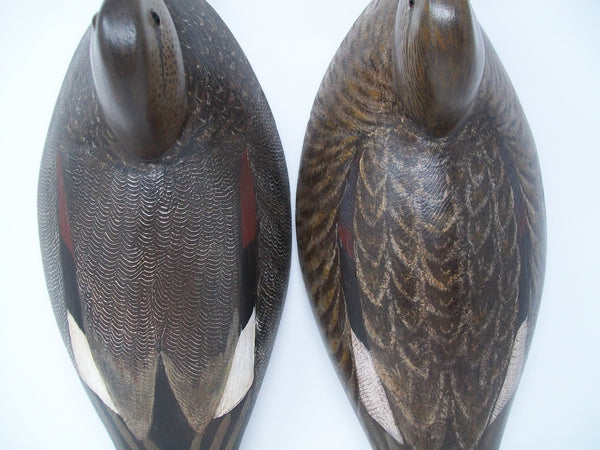 Rare pair of Torry Ward Gadwall,- Snuggle heads- LTW Brandon Duck Club.  (#3105)