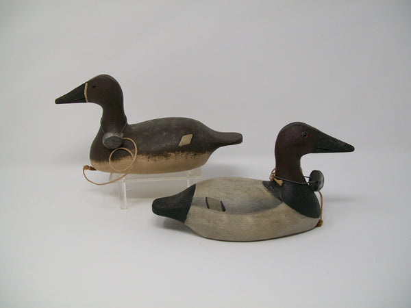 Ron Koch Pair of 1/4 size Canvasbacks  (#3107)