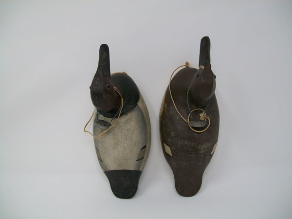 Ron Koch Pair of 1/4 size Canvasbacks  (#3107)