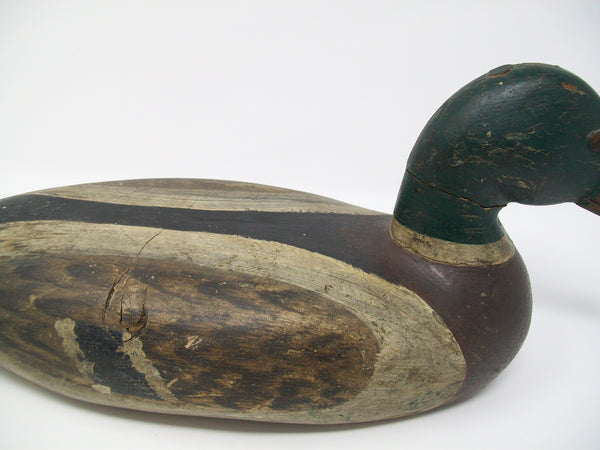 Charles Walker Early Mallard Drake- Original Paint Circa 1910-20's  (#3129)