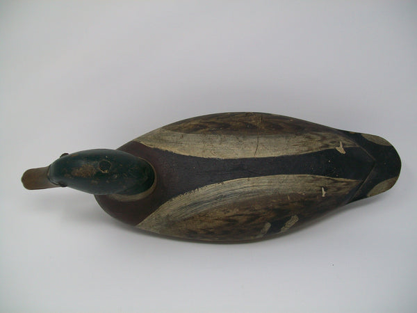 Charles Walker Early Mallard Drake- Original Paint Circa 1910-20's  (#3129)