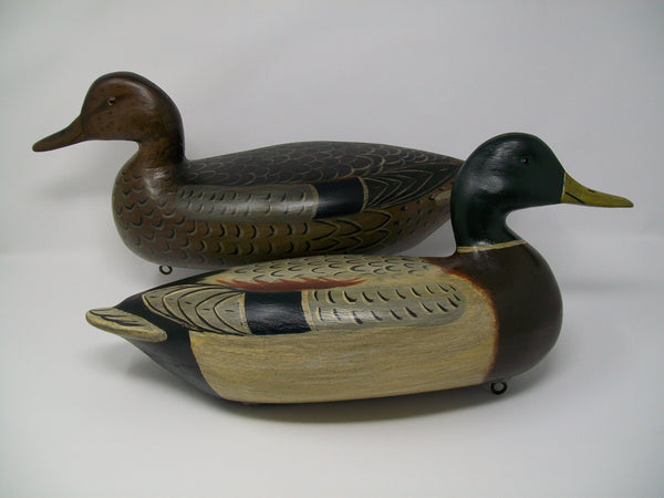 Perdew Style Mallards with Weights- Pair by Dennis Entwistle  (#3154)
