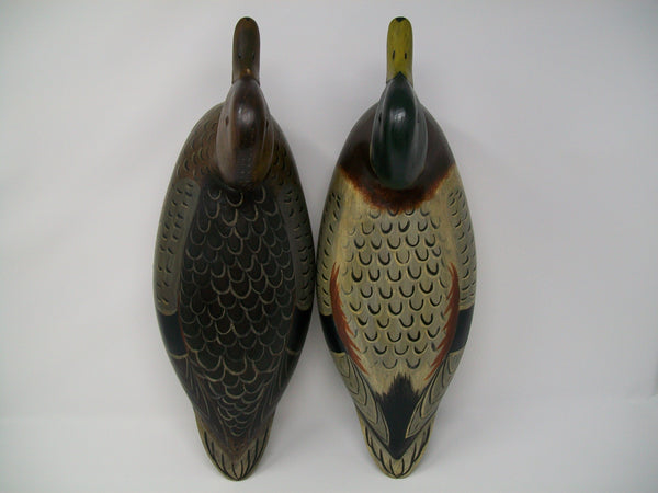 Perdew Style Mallards with Weights- Pair by Dennis Entwistle  (#3154)