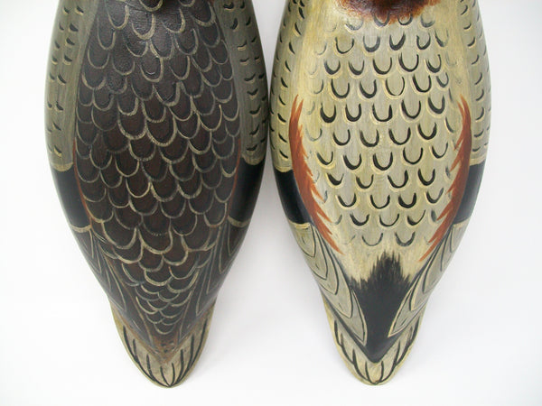 Perdew Style Mallards with Weights- Pair by Dennis Entwistle  (#3154)