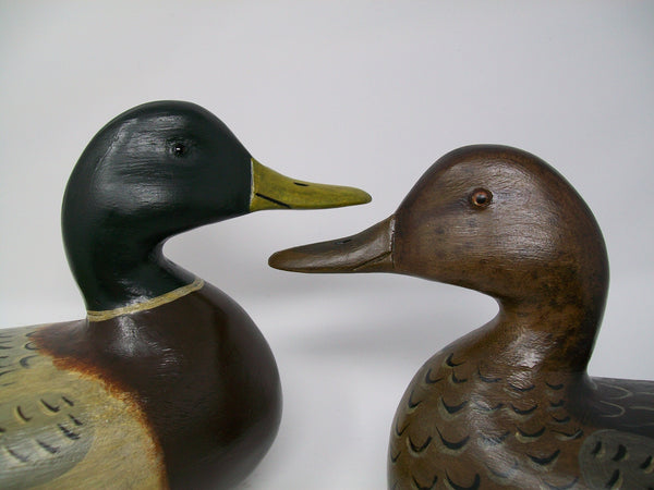 Perdew Style Mallards with Weights- Pair by Dennis Entwistle  (#3154)