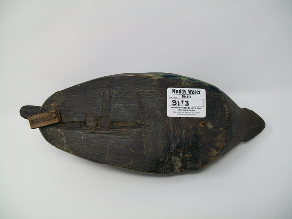 Ohio Solid Body Canvasback, Circa 1910's   (#3173)