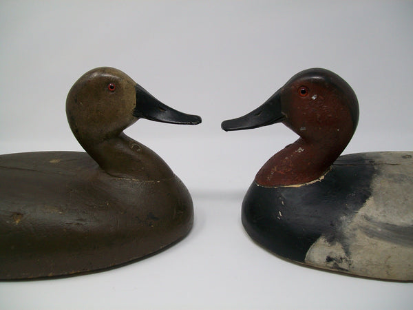 Sidy Dahlka Canvasback Pair, Circa 1930's  (#3225)